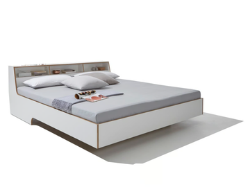 SLOPE - Bed with storage headboard by Müller Small Living - view 2